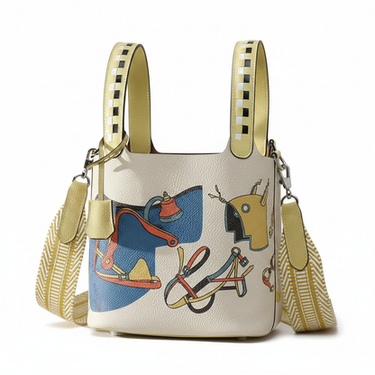 Women's Togo Cowhide Bucket Bag