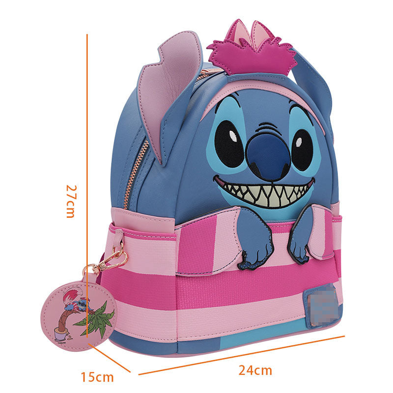 Loungefly x Disney Stitch In Cheshire Cat Costume Mini Backpack