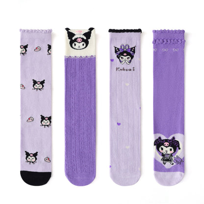 Adorable Kuromi Knee-High Ultra Soft Socks