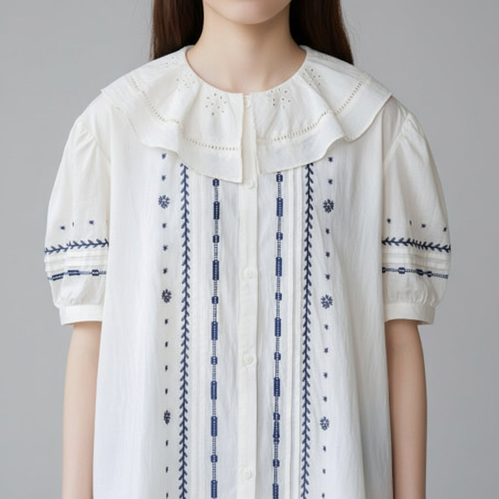 Women's Bubble Short Sleeve Shirt