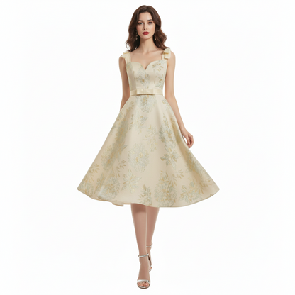 Fiore Dawn Suspender Midi Dress.