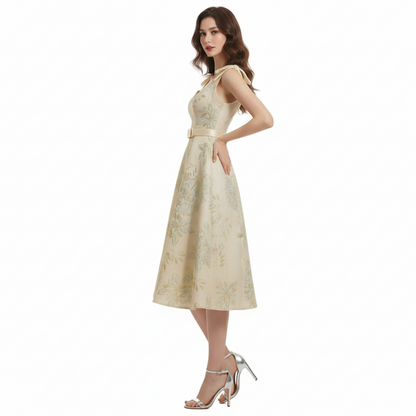 Fiore Dawn Suspender Midi Dress.