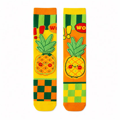 Funky Fruit 3D Cartoon Knee-High Socks