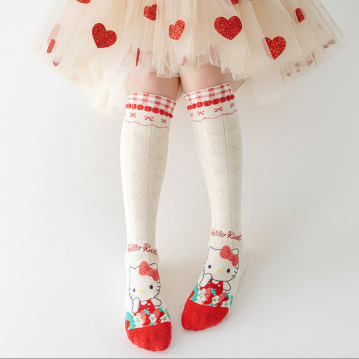Girls' Kawaii Sanrio Characters Breathable High Socks