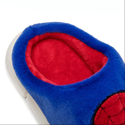 Marvel Spider-Man Kids Indoor Plush Slippers
