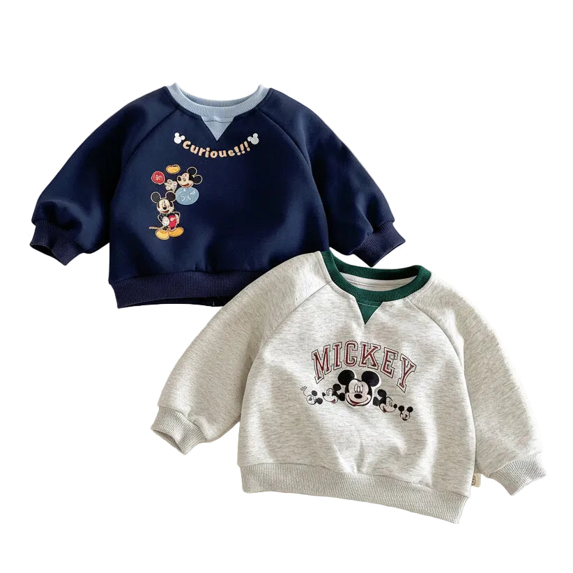 Boys' Mickey Sweatshirt and Sweatpants 2-Piece Set