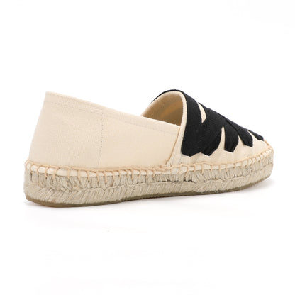 TONIVIS Women's Slip-On Webbing Espadrille Shoes