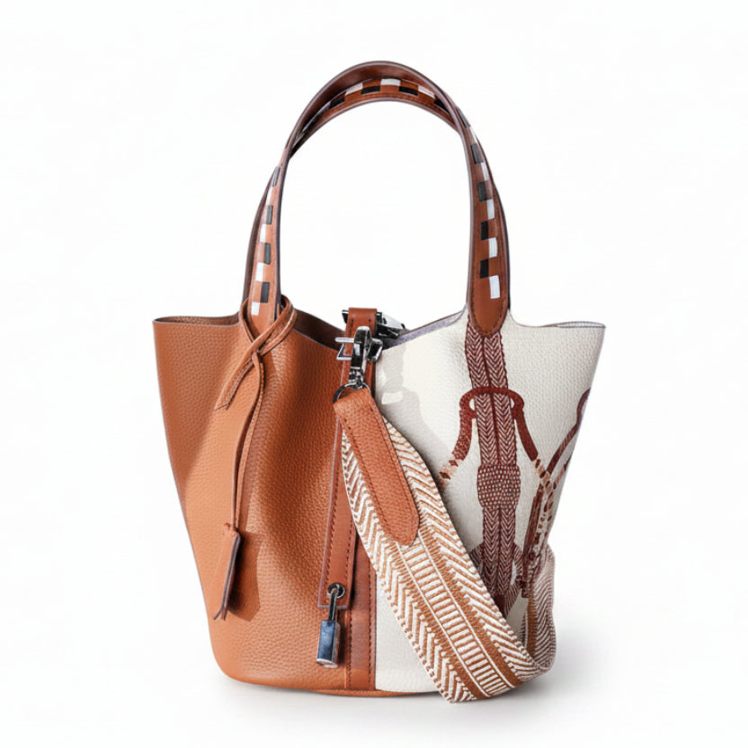 Women's Togo Cowhide Bucket Bag