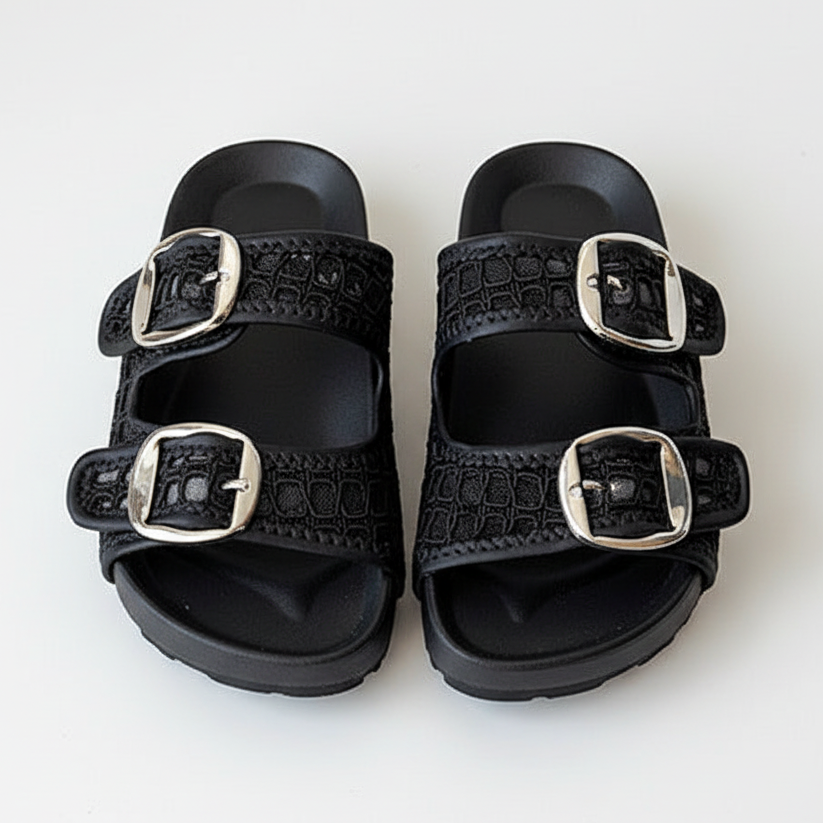 Girls Glamour Buckle Comfortable Sandals