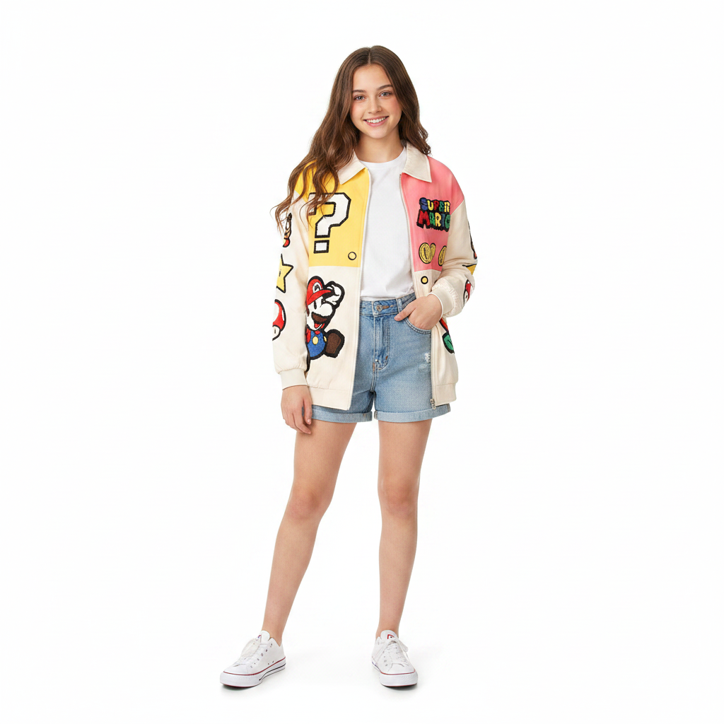 Super Mario Patchwork Jacket