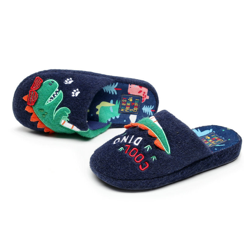 Children's Dino-Mite Closed-Toe Home Slippers