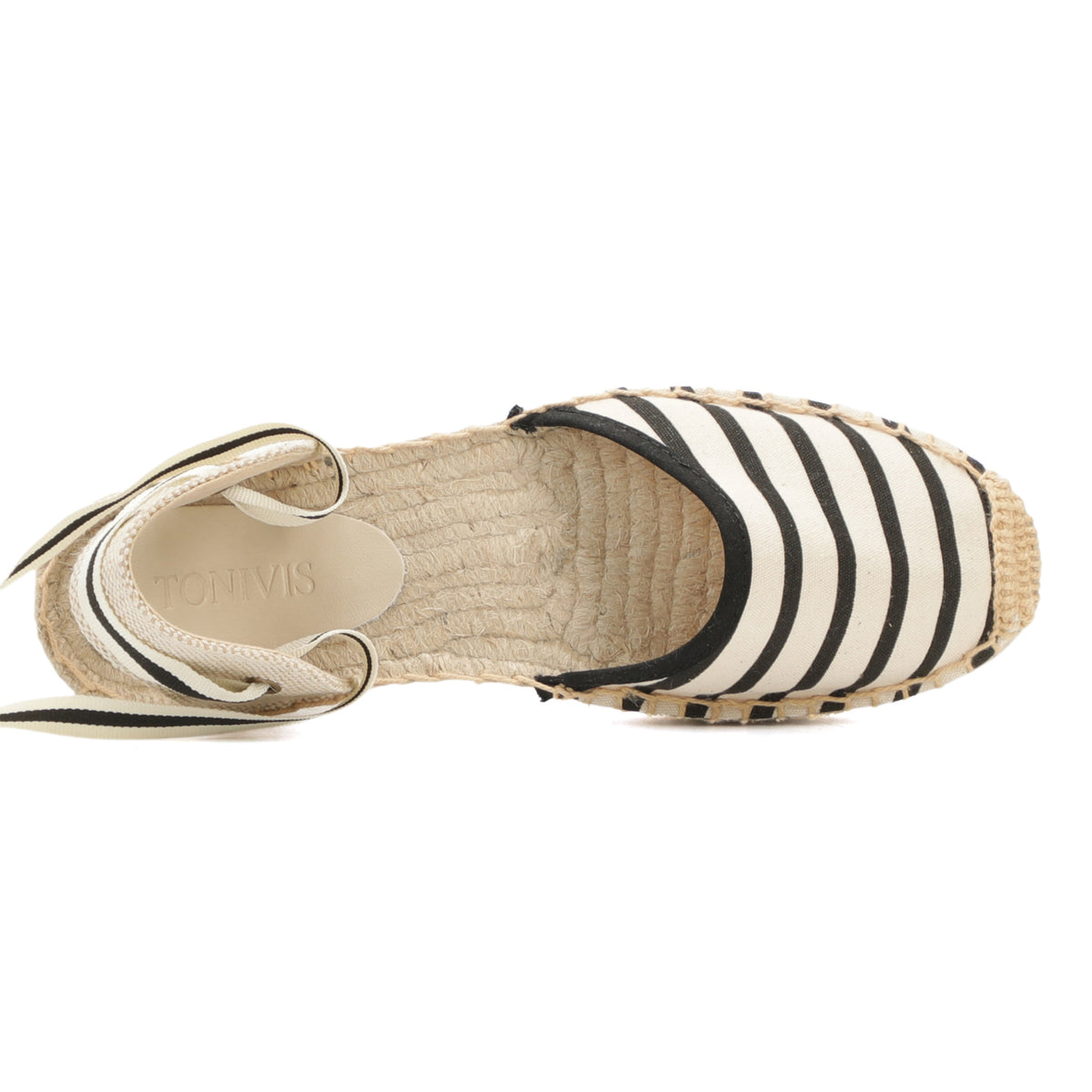 TONIVIS Women's Lace-Up Espadrille Shoes