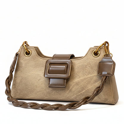 Buckle Retro Shoulder Bag