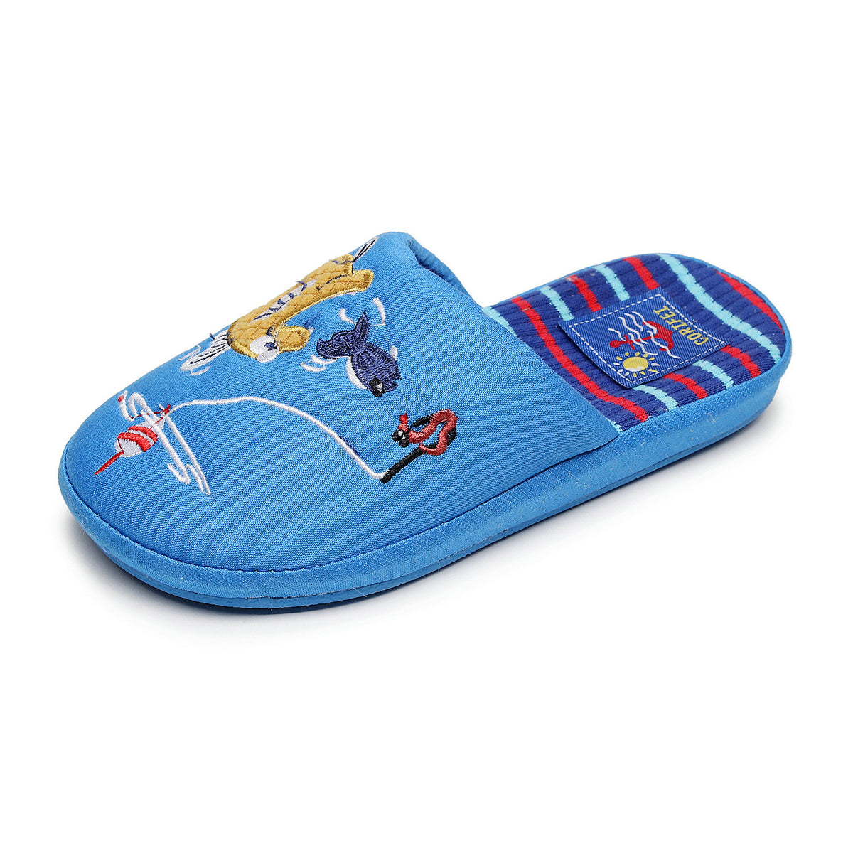 Children's Fin-tastic Fast Food Lunch Time Closed-Toe Home Slippers