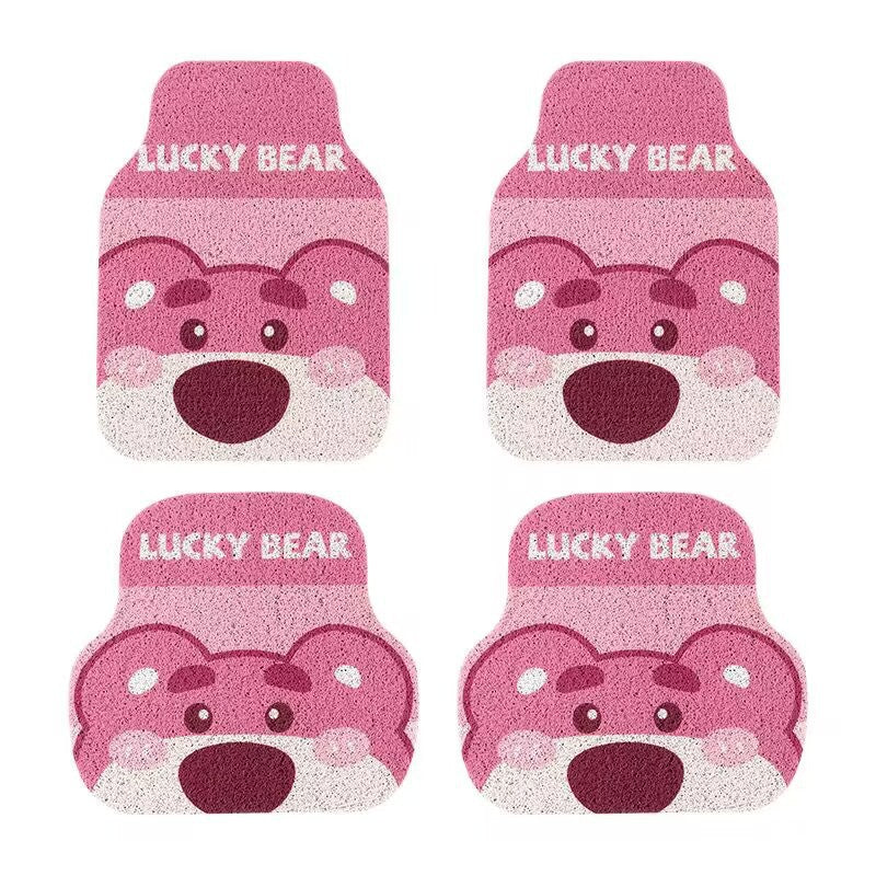 Charming Lotso Bear Universal Non-Slip Car Floor Mats