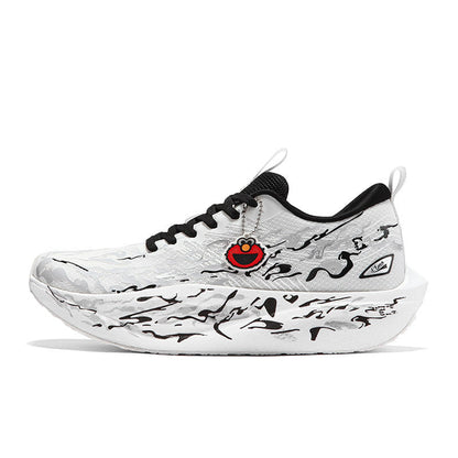 Sesame Street | Elmo Wave Knit Athletic Sneakers - Black