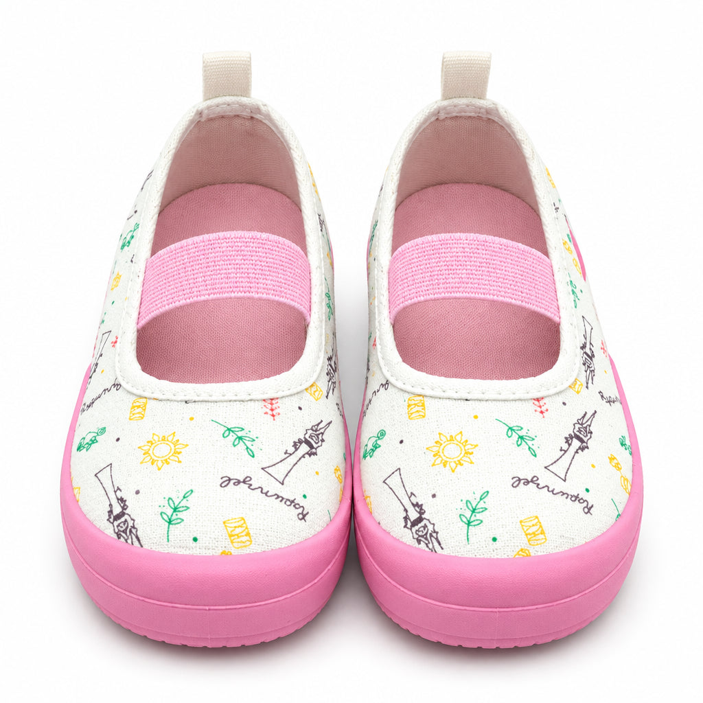 Tangled Rapunzel Anti-Kick Canvas Ballet Shoes