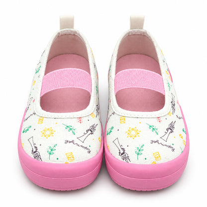 Tangled Rapunzel Anti-Kick Canvas Ballet Shoes