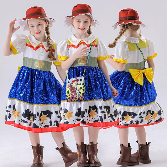 Toy Story Jessie Cowgirl Sequins Costume Dress