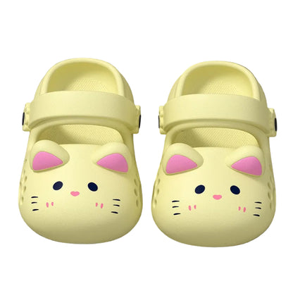 AeroGrip Kitty Children's Clog Sandals