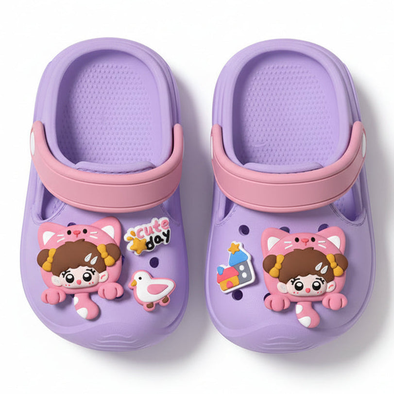 AeroGrip Cute Day Children's Clog Sandals