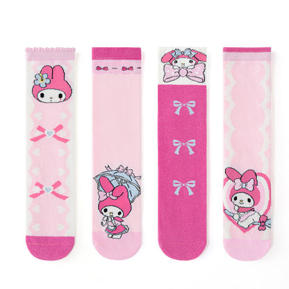 Adorable My Melody Knee-High Ultra Soft Socks