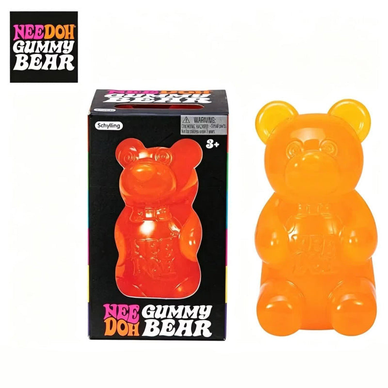 Schylling NeeDoh Gummy Bear - Squishy Sensory Fidget Toy