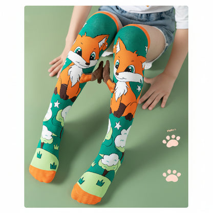 Children's 3D Cartoon Knee-High Crazy Socks