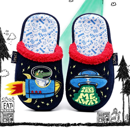 Children's Take Me Away Space Slippers