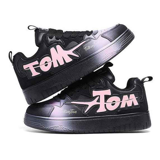 TALKING TOM | Sports Board Shoes - Black/Pink
