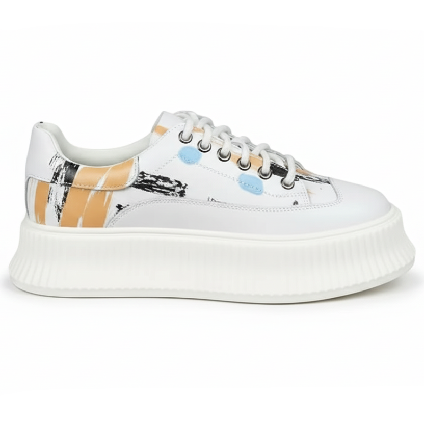 Women's Wave Platform Shoes (Blue)