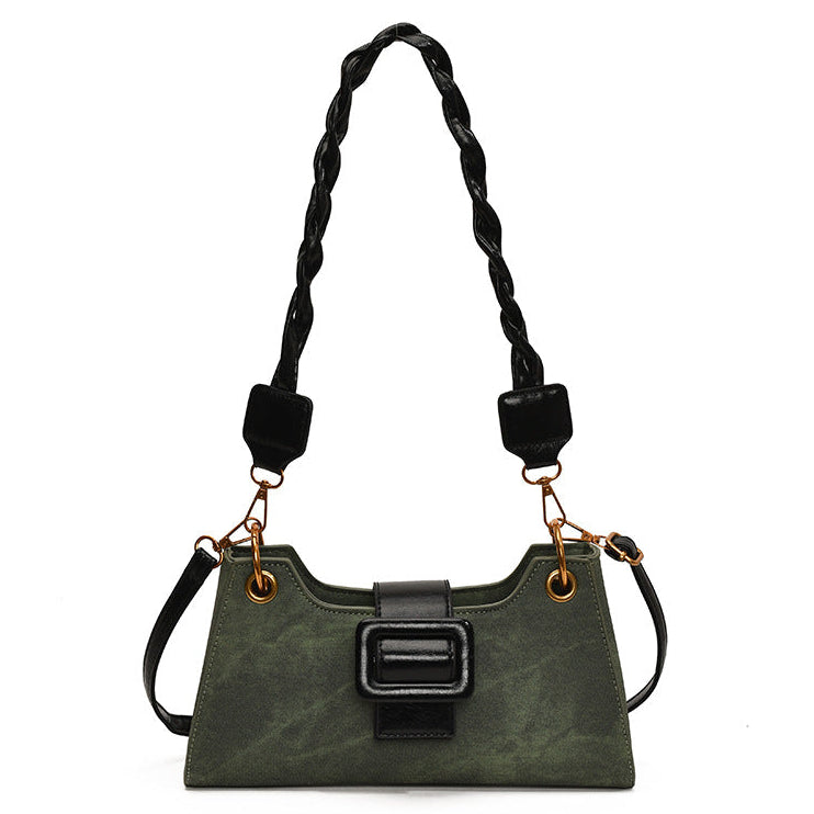 Buckle Retro Shoulder Bag