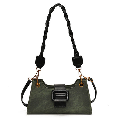 Buckle Retro Shoulder Bag