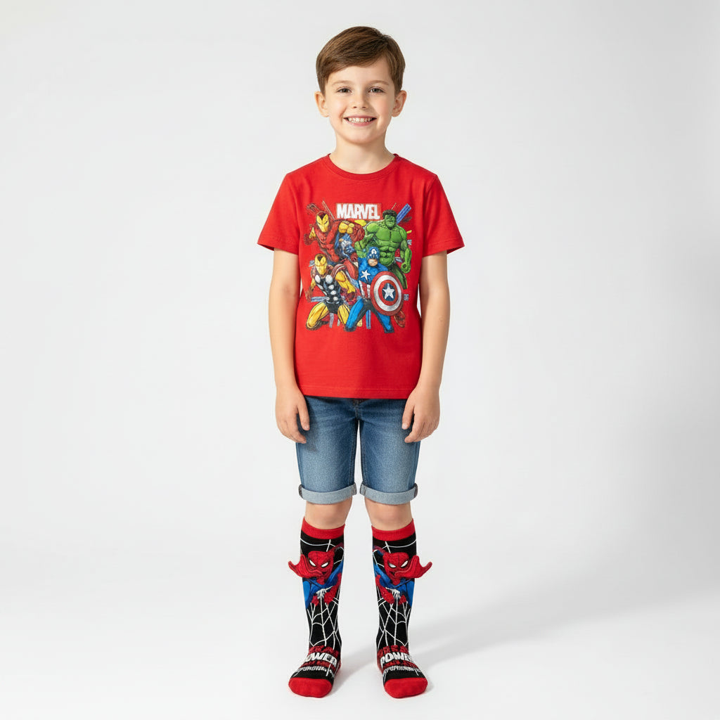 Spider-Man 3D Plush Arm Crazy Socks