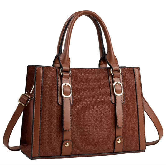 Buckle and Bloom Merlot Crossbody/Handbag