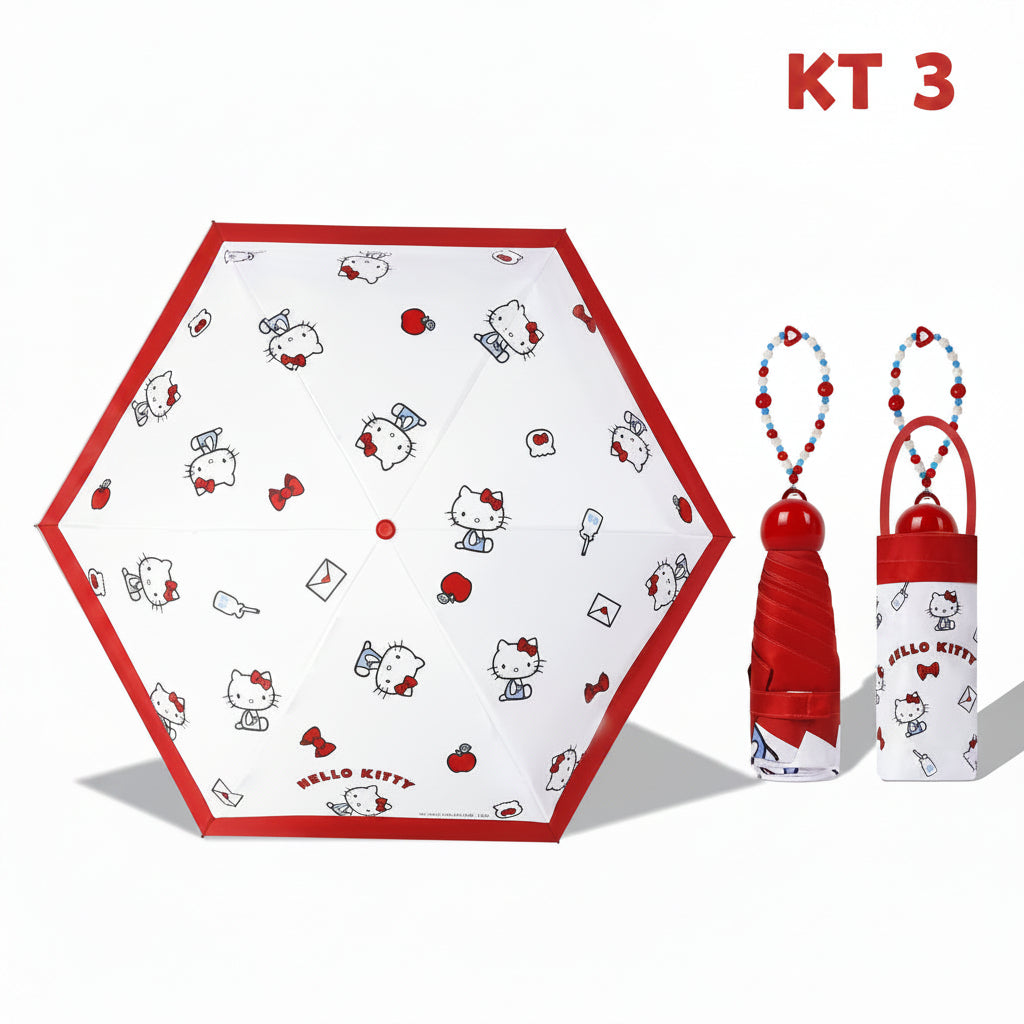 Sanrio Hello Kitty Compact Folding Umbrella