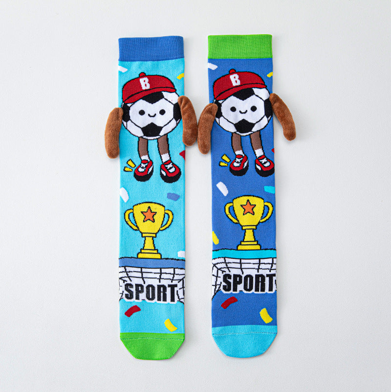 Adorable 3D Sporty Knee-High Socks