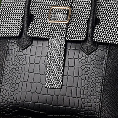 ZYLUS Buckle Classic Large Capacity Tote Bag / Handbag