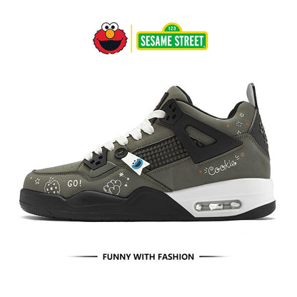 Sesame Street | Men's Basketball Shoes - Army Green