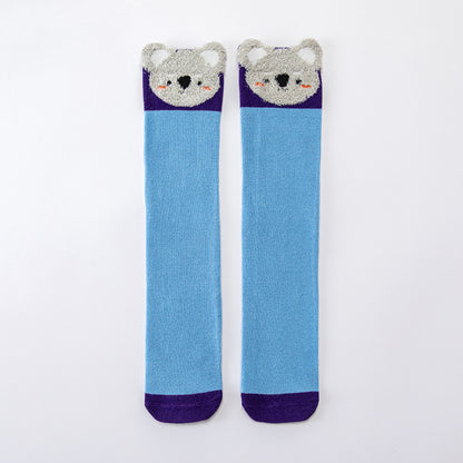 Girls Animal Cartoon Over-The-Knee Crazy Socks