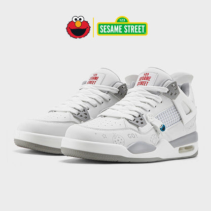 Sesame Street | Men's Basketball Shoes - Punk White