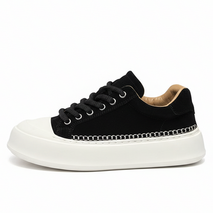 Men's Vibe Suede Casual Shoes - Black