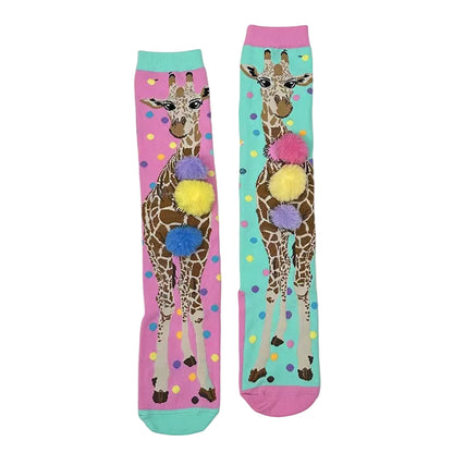 Children's Vibrant 3D Knee-High Crazy Socks