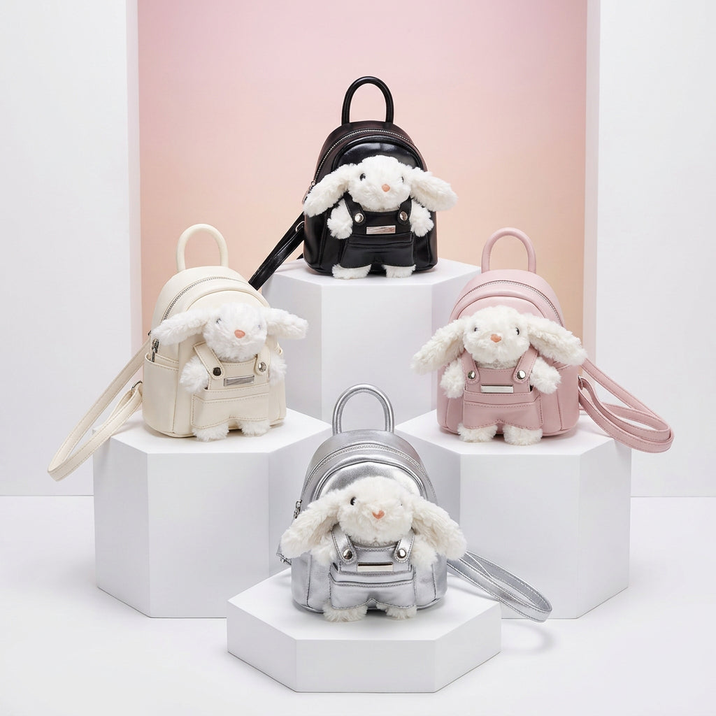 Bunny Plush Mini Backpack