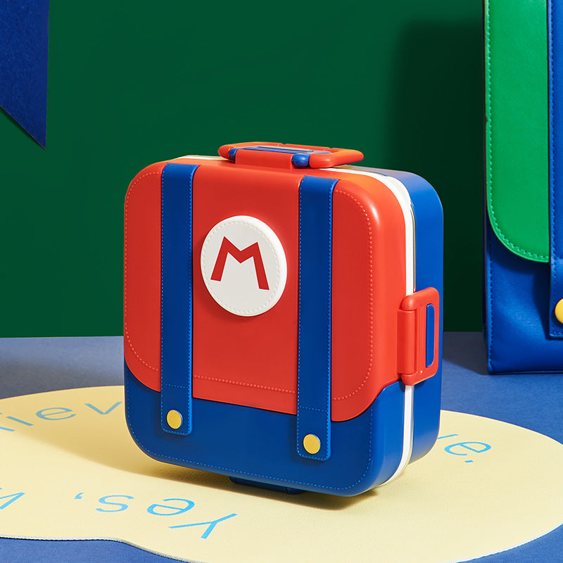Super Mario & Luigi Premium Stainless Steel Bento Lunch Box