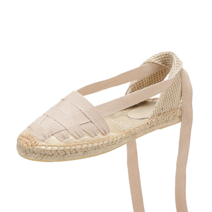 TONIVIS Women's Ankle Espadrille Flats