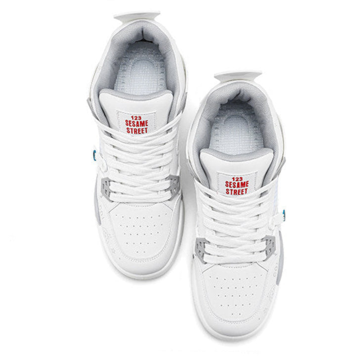 Sesame Street | Men's Basketball Shoes - Punk White