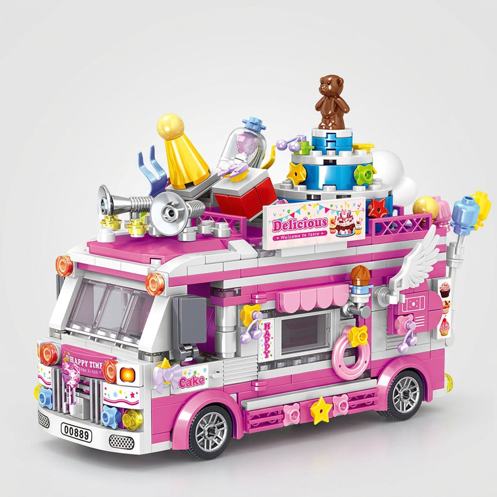 Cake Truck Building Block Set