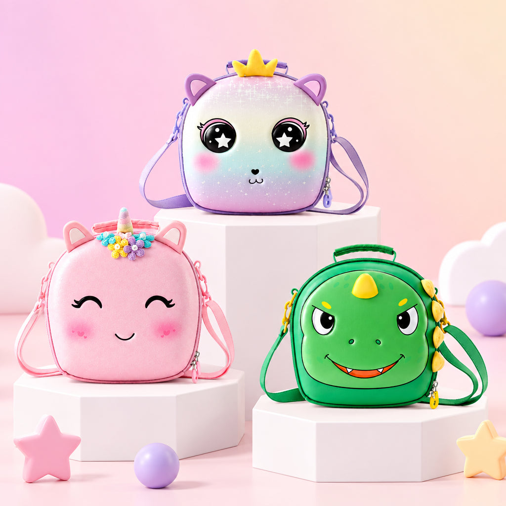 Kids' Cute Hardshell Insulated Meal Box Bag