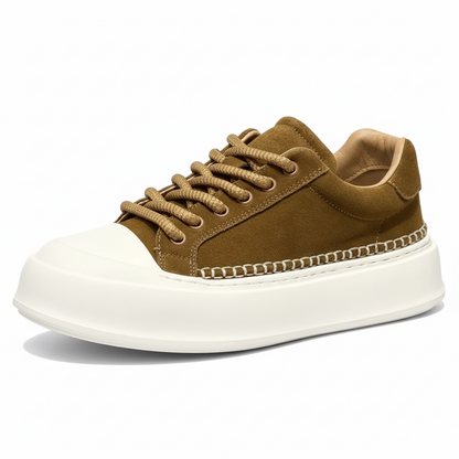 Men's Vibe Suede Casual Shoes - Brown